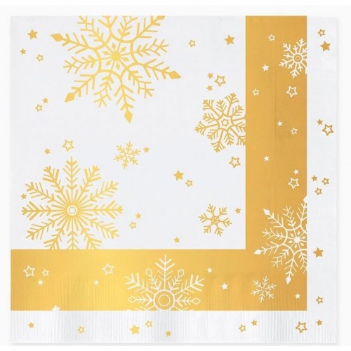   30 SERVILLETAS SIMBOLO ORO 33CM