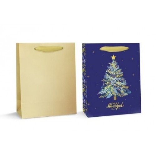  BOLSA REGALO NAVIDAD SUR 30X10X42CM