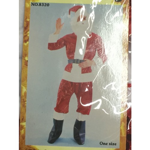 DISFRAZ SANTA CLAUS LENTEJUELA ADULTO