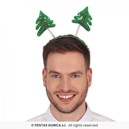 DIADEMA ARBOL NAVIDAD C/LENTEJUELAS