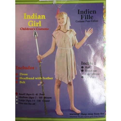 DISFRAZ INDIO NINA T-S