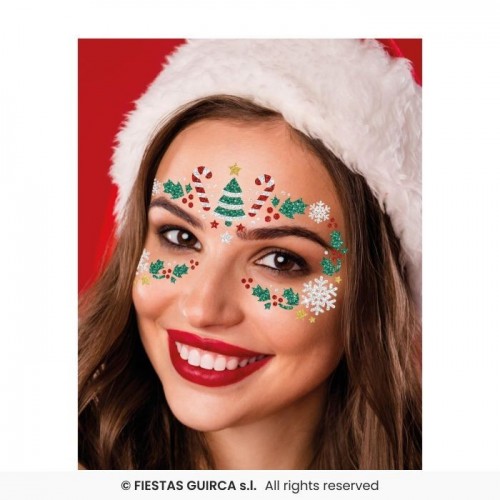 JOYAS FACIALES ADHESIVAS NAVIDAD