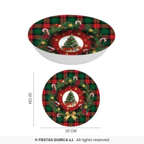 BOL ARBOL DE NAVIDAD 32CM