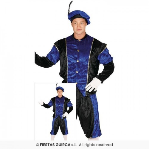 DISFRAZ T-XL PAJE AZUL