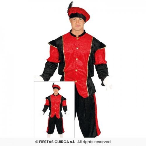 DISFRAZ T-XL PAJE ROJO