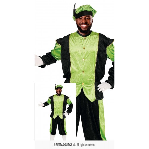 DISFRAZ T-XL PAJE VERDE
