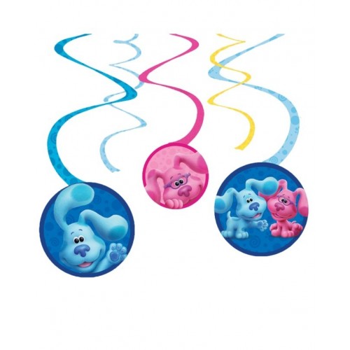   6 TIRAS ESPIRAL BLUES CLUES 60CM