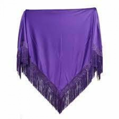   MANTON PEQ SEVILLANA LISO VIOLETA