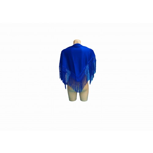  MANTON PEQ SEVILLANA LISO AZUL MARI