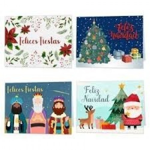 MINI POSTAL NAVIDAD FANTASIA  