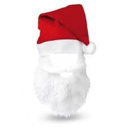 GORRO C/BARBA PAPA NOEL