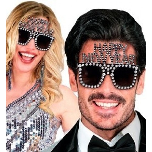 GAFAS NEGRAS HAPPY NEW YEAR