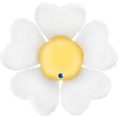 GLOBO  21" FOIL FORMA FLOR MARGARITA