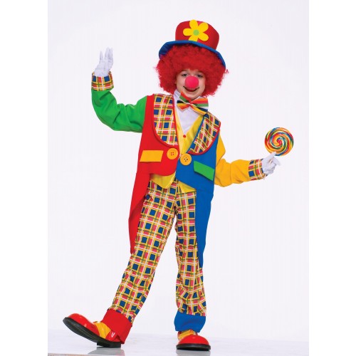 DISFRAZ 8A10 AÑOS PAYASO MULTICOLOR