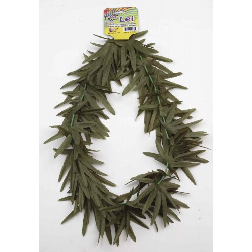   COLLAR HIPPIE FLOR MARIHUANA VERDE
