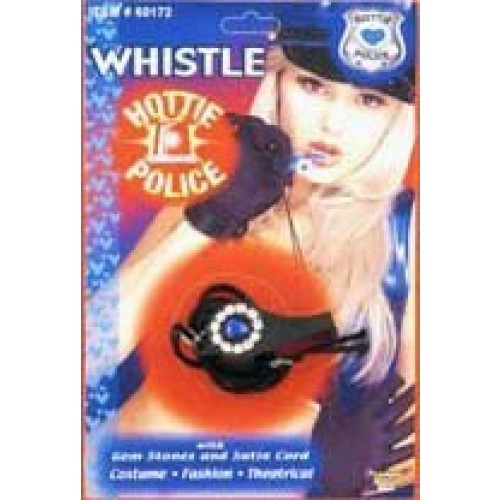 -SILBATO POLICIA STRASS CORAZON AZUL