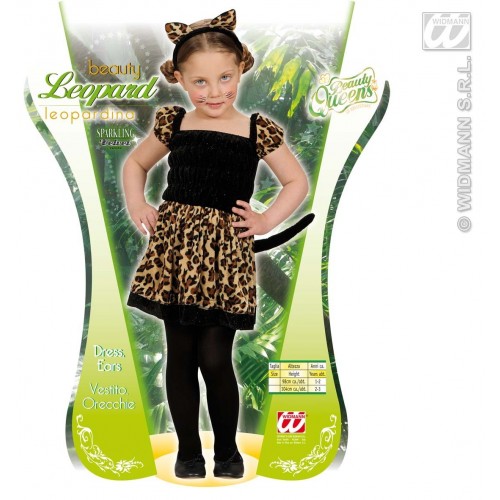 DISFRAZ GATITA LEOPARDO 1-2/2-3 AÑOS