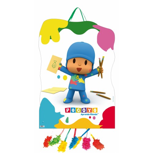 $D   PIÑATA SILUETA POCOYO PINTOR