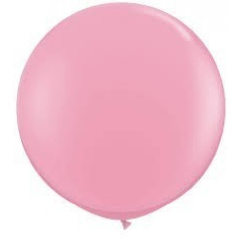 2 GLOBOS JUMBO 3FT ROSA PALO 95CM