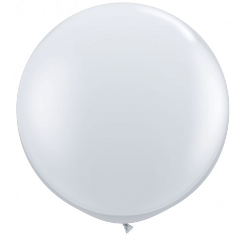 2 GLOBOS JUMBO 3FT TRANSPARENT 95CM