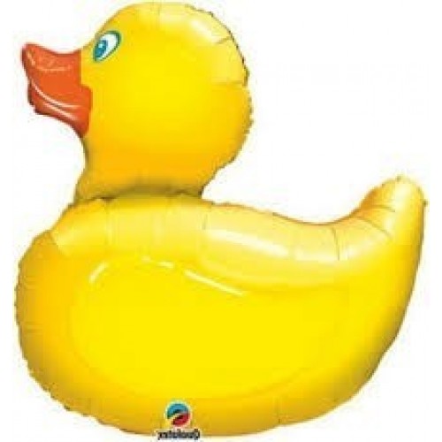 $D GLOBO 33" FOIL FORMA PATO AMARILLO