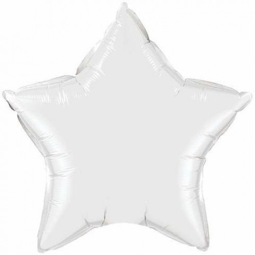   GLOBO 36" FOIL  ESTRELLA BLANCA