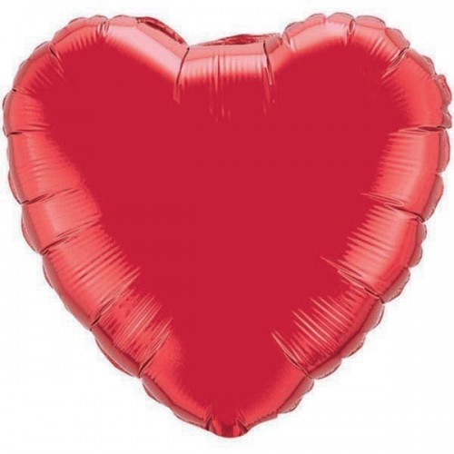 $E    GLOBO 36" FOIL CORAZON ROJO