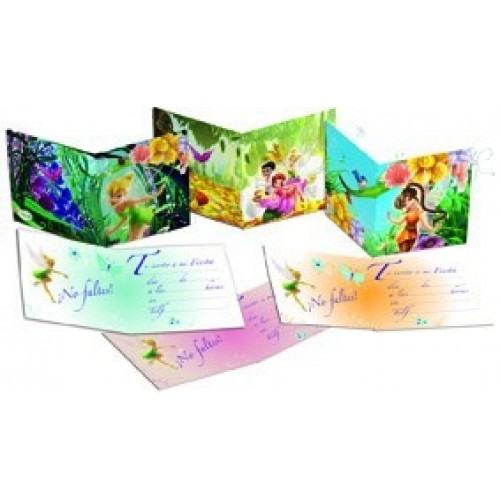 $D INVITACION DISNEY FAIRIES 12X25CM