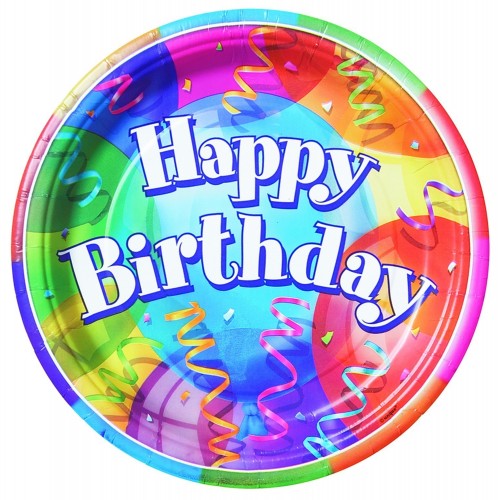  PAQ.8/U PLATO H.BIRTHDAY 21,9CM