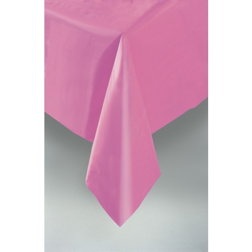 $E MANTEL PLASTICO ROSA FUERTE 137X274CM