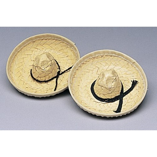MINI SOMBRERO PAJA CINTA NEGRA