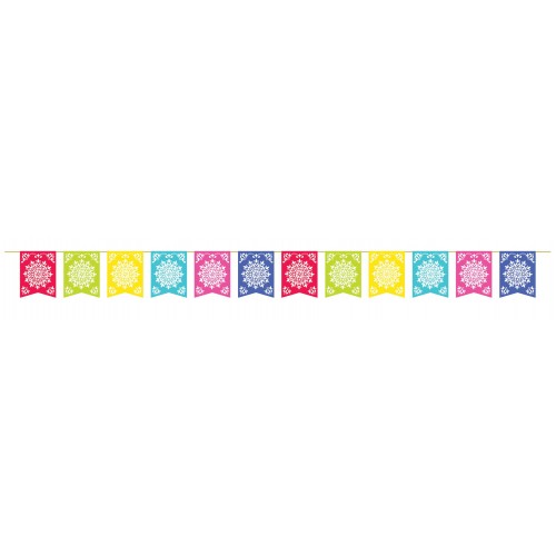 GUIRNALDA MEXICANA MULTICOLOR 3,65MT