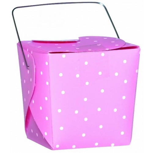CAJA 12/U MINI CAJA ASA METAL TOPOS ROSA