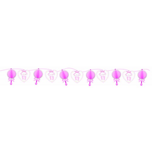 GUIRNALDA NIDO ABEJA SONAJERO PIES ROSA