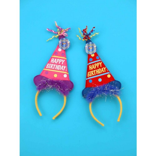 DIADEMA GORRO MARABU AZUL H.BIRTHDAY