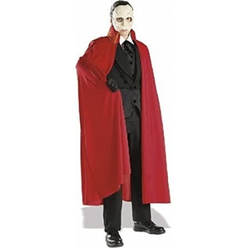 CAPA ROJA C/CUELLO FANTASMA DE LA OPERA