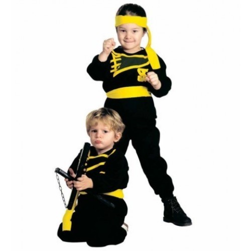 $DDISFRAZ 2A3/3A4AÑOS NINJA AMARILLO
