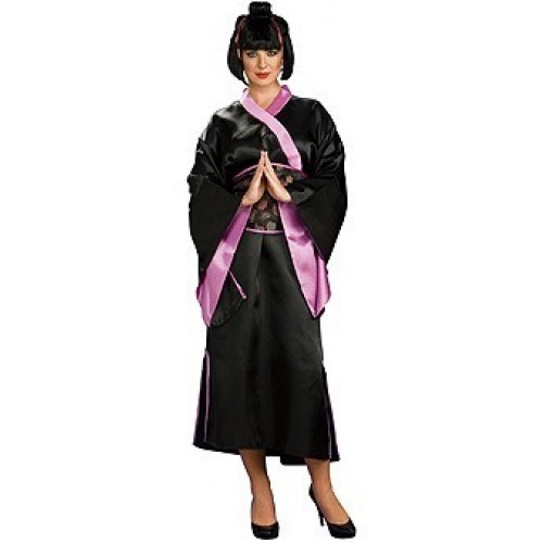  DISFRAZ T-NS MUJER GEISHA NEGRO/ROSA