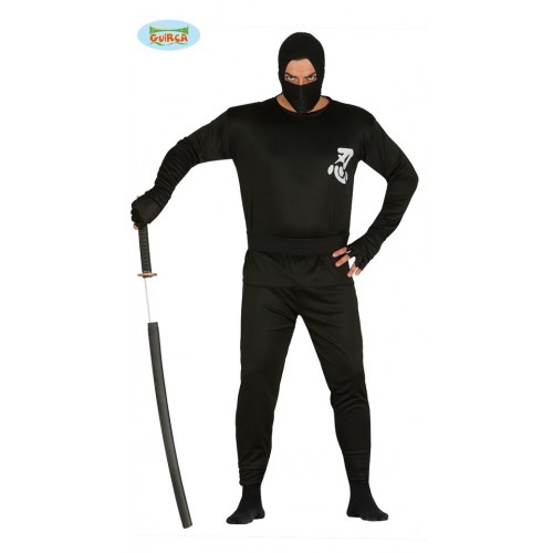 DISFRAZ T-L NINJA NEGRO ADULTO