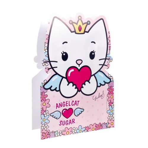 $D  PIÑATA SILUETA ANGEL CAT SUGAR