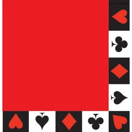 PAQ.16/U SERVILLETAS 33 2/C CARTA POKER