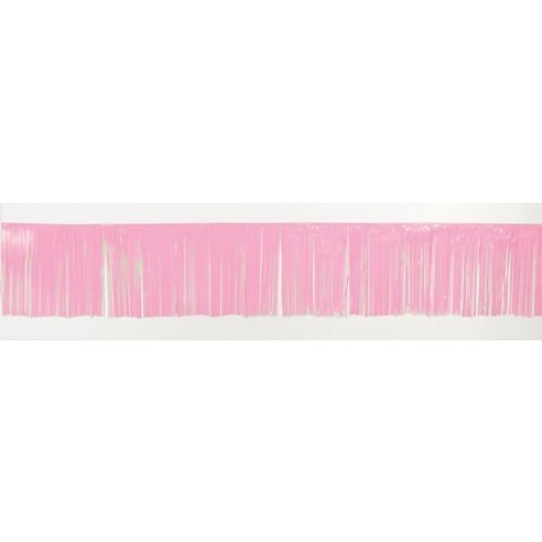 GUIRNALDA FLECO PLAST ROSA 38X7MTS