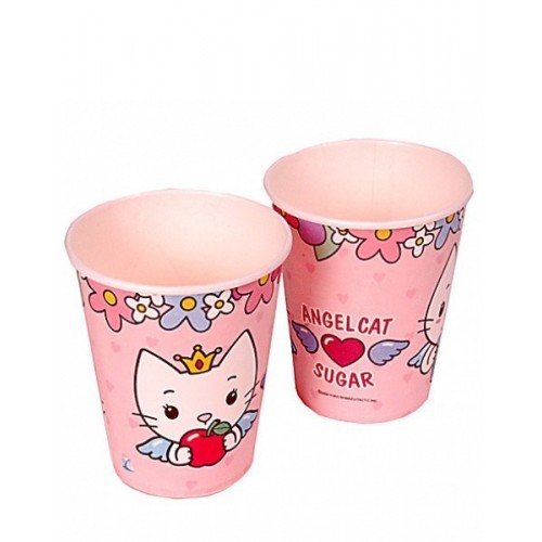$D  PAQ.8/U VASO CARTON ANGEL CAT 200CC