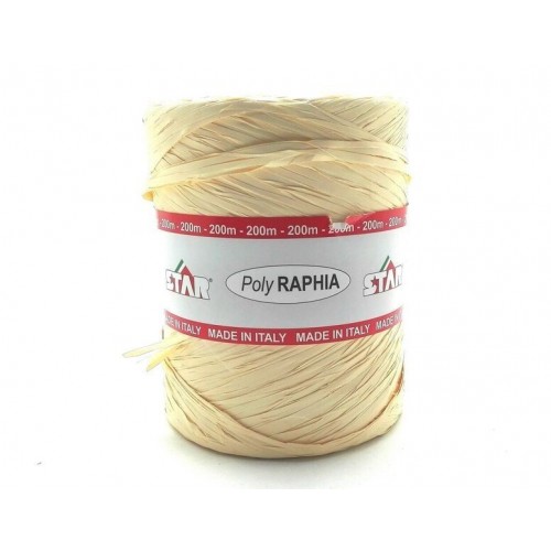R/RAFIA CREMA R25 15MMX200MT