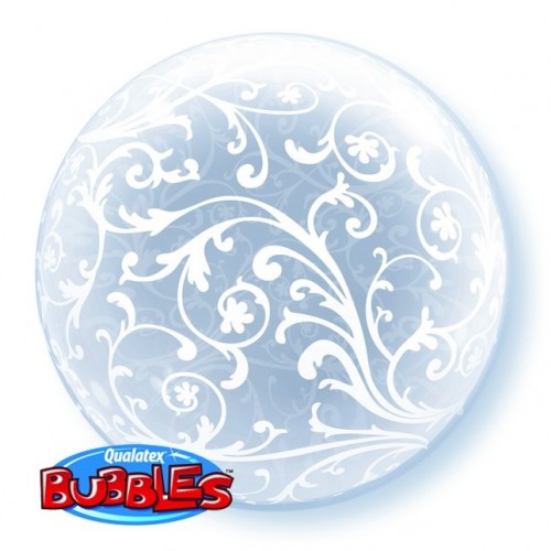 $D GLOBO 20" BURBUJA TRANSPAREN ADAMASCA