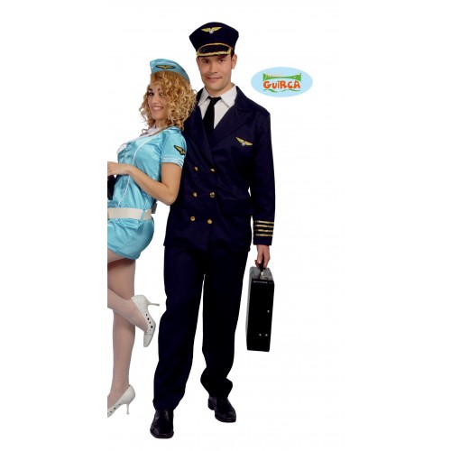 $D DISFRAZ T-UNICA CHICO PILOTO AVION