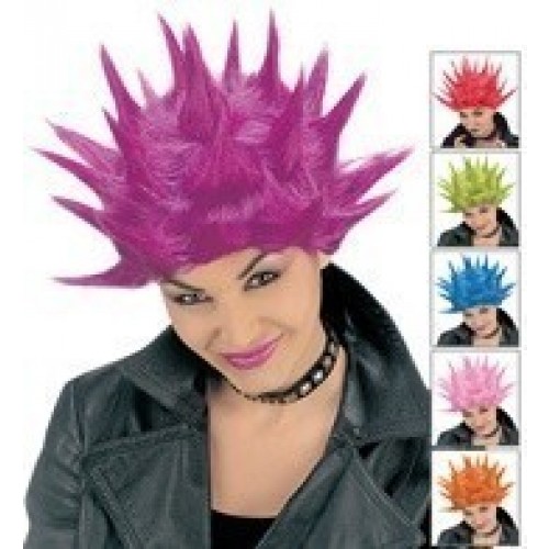 PELUCA PUNKY AÑOS 80 6 COL.SURT