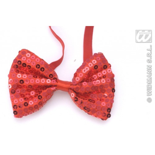   PAJARITA LENTEJUELAS ROJA