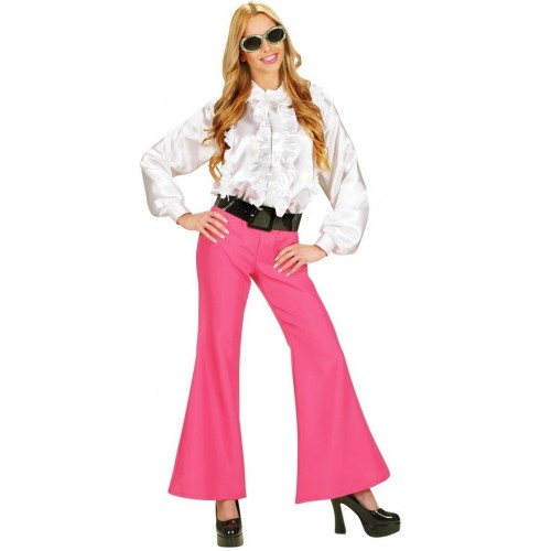  CAMISA T-M C/VOLANTES RASO BLANCA