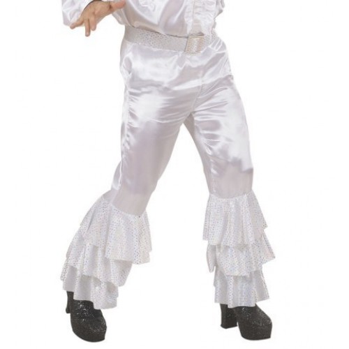   $D PANTALON VOLANTES BLANCO T-S